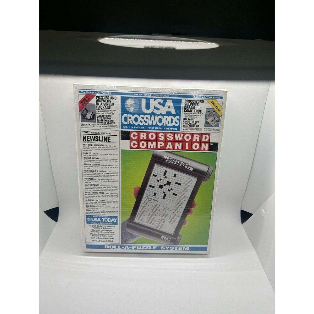 Vintage ‘94 USA Today Crossword Companion Roll-A-Puzzle System  NEW SEALED